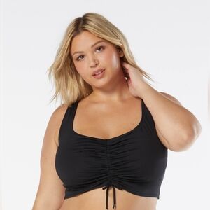 Coco Reef Elevate Bra Sized Shirred Underwire Bikini Top - Size 34F #A34